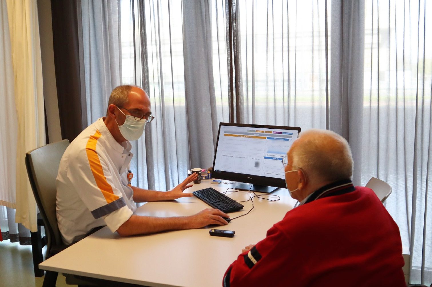 Dashboard nierschade in gebruik